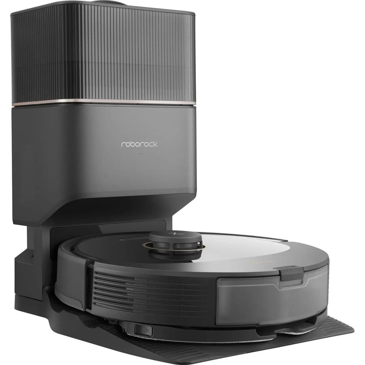 Робот-пилосос з вологим прибиранням RoboRock Q8 Max Plus Black (Q8MP52-00)