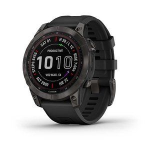 Garmin Fenix 7 Sapphire Solar Black DLC Titanium with Black Band 010-02540-34/35