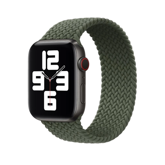 Ремешок Apple Inverness Green Braided Solo Loop -Size 9 для Watch 42/44mm MY862