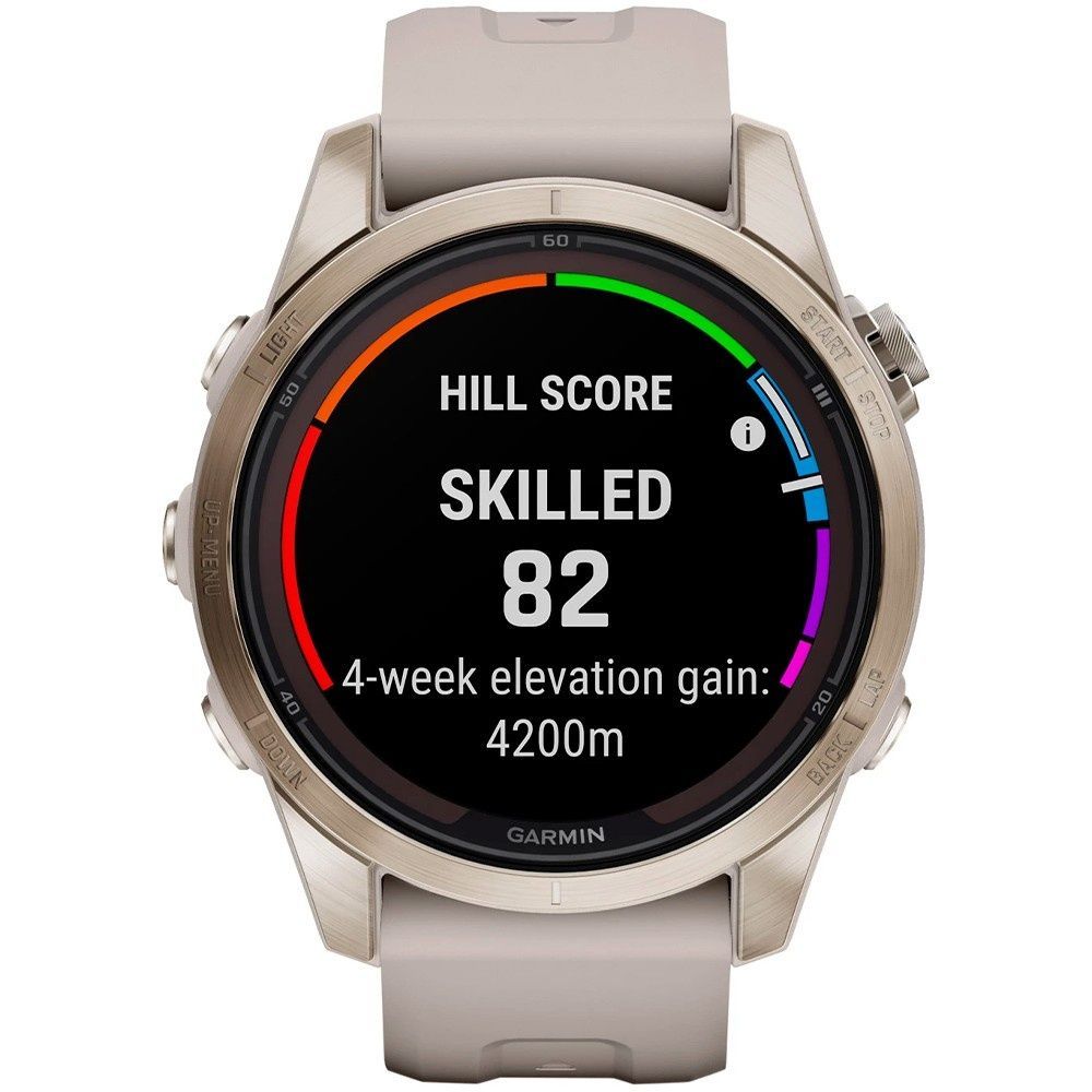 Garmin Fenix 7S Pro Sapphire Solar Edition, Soft Gold with Light Sand 010-02776-15
