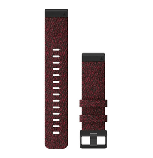Ремінець Garmin Fenix6-7 6 22mm QuickFit Heathered Red Nylon Band 010-12863-06