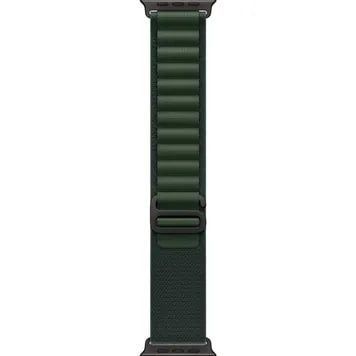 Apple Watch Ultra 2 Cellular 49mm Black Titan. Case w. Dark Green Alpine Loop - Small (MX4Q3)