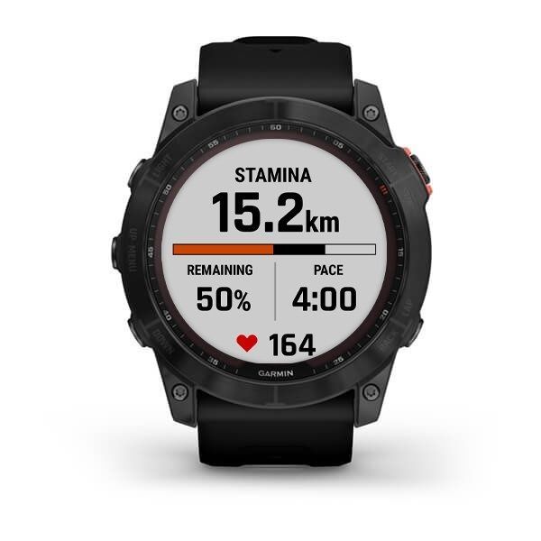 Garmin Fenix 7X Solar Slate Gray with Black Band 010-02541-00/01