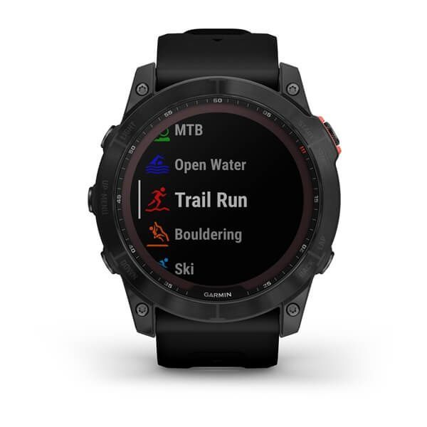 Garmin Fenix 7X Solar Slate Gray with Black Band 010-02541-00/01