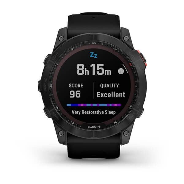Garmin Fenix 7X Solar Slate Gray with Black Band 010-02541-00/01
