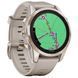 Garmin Fenix 7S Pro Sapphire Solar Edition, Soft Gold with Light Sand 010-02776-15