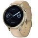 Garmin Venu 4 41 mm Lunar Gold with Light Sand Leather Band (010-03013-03)