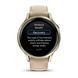 Garmin Venu 4 41 mm Lunar Gold with Light Sand Leather Band (010-03013-03)