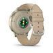Garmin Venu 4 41 mm Lunar Gold with Light Sand Leather Band (010-03013-03)
