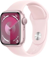 Apple Watch Series 9 Cellular 41mm Pink Alu. Case w. Light Pink S. Loop MRJ13