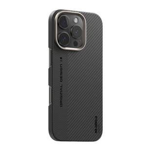 Чохол Blueo iPhone 16 Pro BL010 Bi-Texture Magnetic 600D Armor Aramid Fiber (Black Gray)