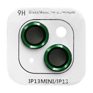 Захисне скло Monblan для камери iPhone 16/16 Plus Metal Ring Series Green