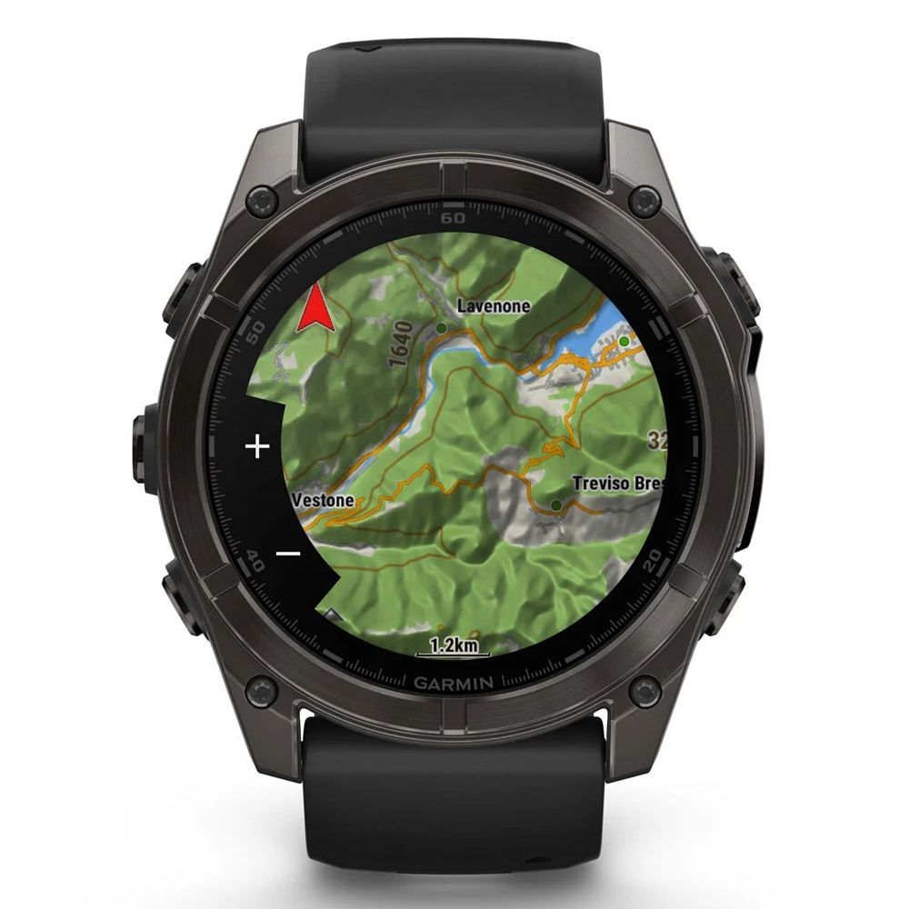 Garmin Fenix 8 51mm AMOLED Sapphire Carbon Gray DLC Titanium Black/Pebble Gray Ban (010-02905-20/21)