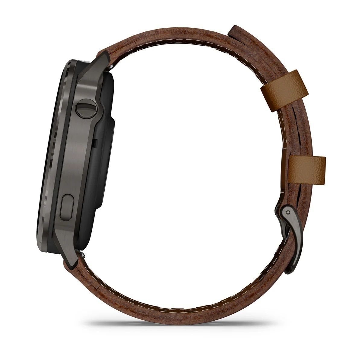 Garmin Venu 4 45 mm Slate with Brown Leather Band (010-03014-03)