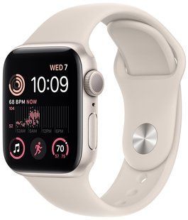 Apple Watch SE 2 Starlight Aluminum Case with Starlight Sport Band MNPH3/MNQ43\MNTL3