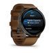Garmin Venu 4 45 mm Slate with Brown Leather Band (010-03014-03)