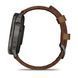 Garmin Venu 4 45 mm Slate with Brown Leather Band (010-03014-03)