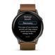 Garmin Venu 4 45 mm Slate with Brown Leather Band (010-03014-03)
