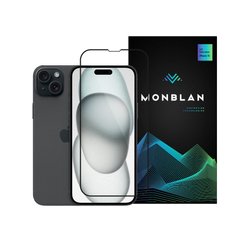 Захисне скло Monblan для iPhone 15 Plus 2.5D Anti Static 0.26mm Dust-Proof Black