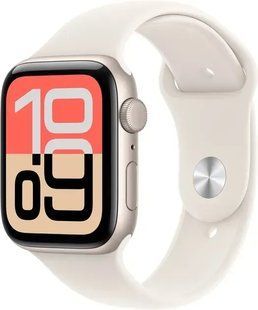 Apple Watch SE 3 40mm Starlight Alu. Case w. Starlight S. Band - S/M (MEH34)