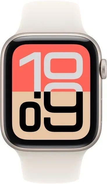 Apple Watch SE 3 40mm Starlight Alu. Case w. Starlight S. Band - S/M (MEH34)