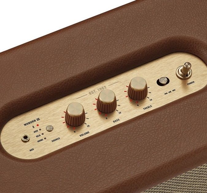 Мультимедійна акустика Marshall Woburn III Brown (1006085)
