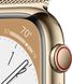 Apple Watch Series 8 41mm LTE Gold S. Steel Case w. Milanese Loop Gold MNJE3/MNJF3