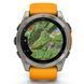 Garmin Fenix 8 51mm AMOLED Sapphire Titanium Spark Orange/Graphite Silicone Band (010-02905-10/11)