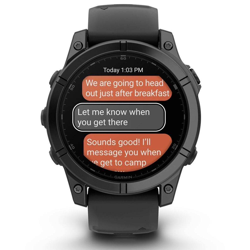 Garmin Fenix E 47mm AMOLED Slate Gray Steel with Black Silicone Band (010-03025-03/01)
