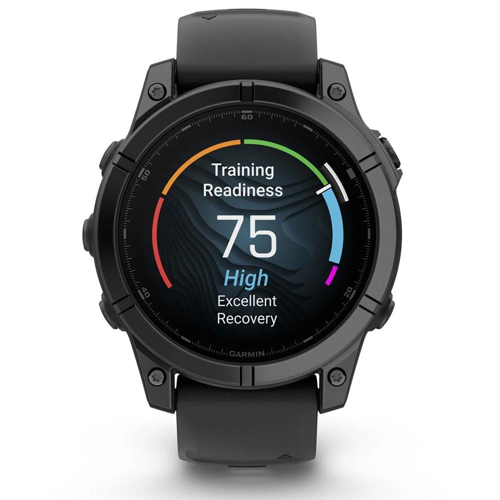 Garmin Fenix E 47mm AMOLED Slate Gray Steel with Black Silicone Band (010-03025-03/01)