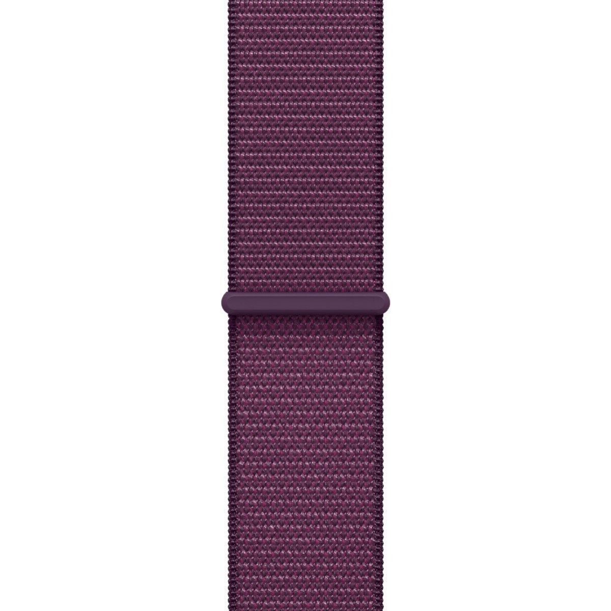 Apple Watch Series 10 46mm Rose Gold Aluminum Case w. Plum Sport Loop (MWWV3)