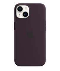Silicone Case iPhone 14 (1:1 original), Elderberry