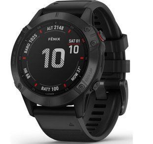 Смарт-годинник Garmin Fenix 6 - Black with Black Band 010-02158-02
