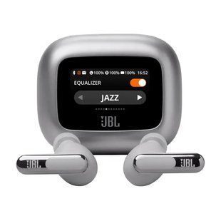 Навушники TWS JBL Live Beam 3 Silver (JBLLIVEBEAM3SIL)