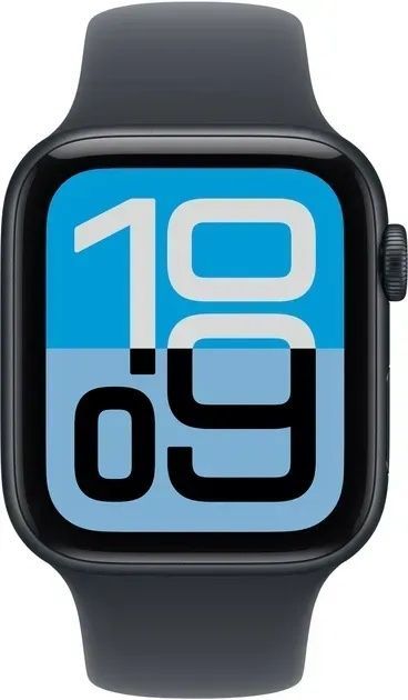 Apple Watch SE 3 44mm Midnight Alu. Case w. Midnight S. Band - M/L (MEHQ4)