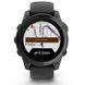 Garmin Fenix E 47mm AMOLED Slate Gray Steel with Black Silicone Band (010-03025-03/01)