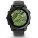 Garmin Fenix E 47mm AMOLED Slate Gray Steel with Black Silicone Band (010-03025-03/01)