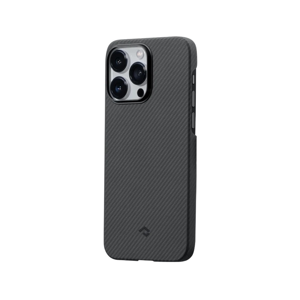 Чохол Pitaka MagEZ Case 3 for iPhone 14 Pro Max - Twill 600D Black/Grey KI1401PMA
