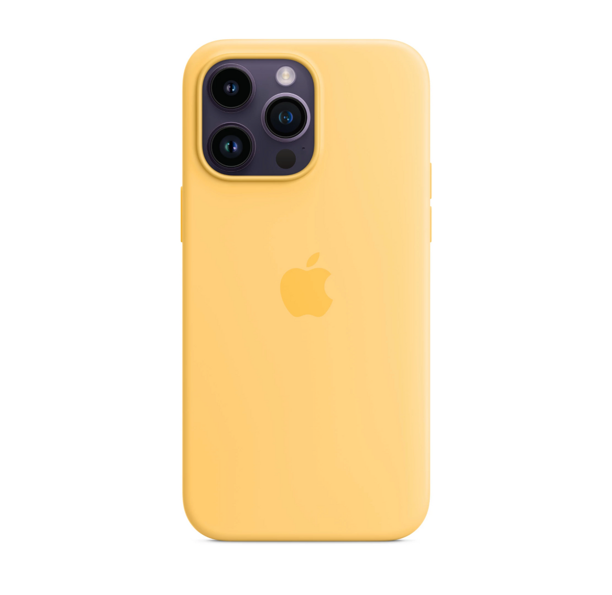 Silicone Case iPhone 14 Pro (1:1 original), Sun Glow