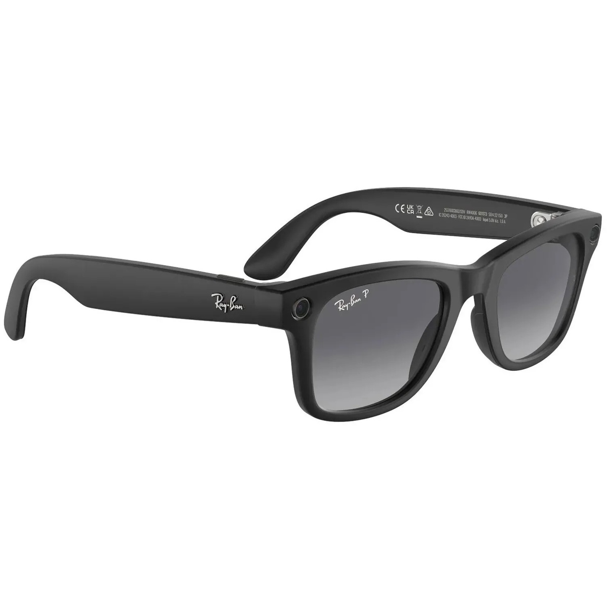 Смарт-окуляри Ray-Ban Meta Wayfarer Matte Black/Graphite size XXL (RW4008 601ST3 53-22)