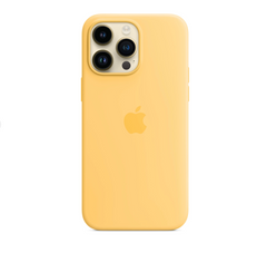 Silicone Case iPhone 14 Pro (1:1 original), Sun Glow