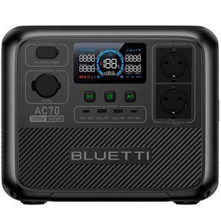 Зарядна станція BLUETTI AC70 1000W, 768W/H