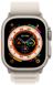Apple Watch Ultra GPS + Cellular 49mm Titanium Case with Starlight Alpine Loop - Large MQFT3 UA