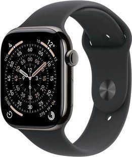 Apple Watch Series 11 GPS + Cellular 46mm Gold Tit. Case w. Gold Milanese Loop - M/L (MFD84)