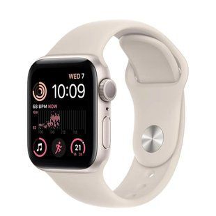 Apple Watch Series SE2 2023 40mm LTE Starlight Aluminium with Starlight Sport Band S/M MRFW3
