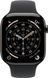 Apple Watch Series 11 GPS + Cellular 46mm Gold Tit. Case w. Gold Milanese Loop - M/L (MFD84)