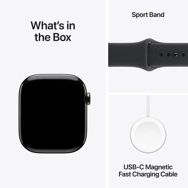 Apple Watch Series 11 GPS + Cellular 46mm Gold Tit. Case w. Gold Milanese Loop - M/L (MFD84)