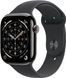 Apple Watch Series 11 GPS + Cellular 46mm Gold Tit. Case w. Gold Milanese Loop - M/L (MFD84)
