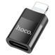 Кабель-перехiдник HOCO UA17 iP Male to Type-C female USB2.0 adapter Black 6931474761996