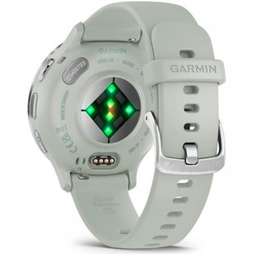 Garmin Venu 3S Silver S. Steel Bezel w. Sage Gray Case and S. Band 010-02785-01